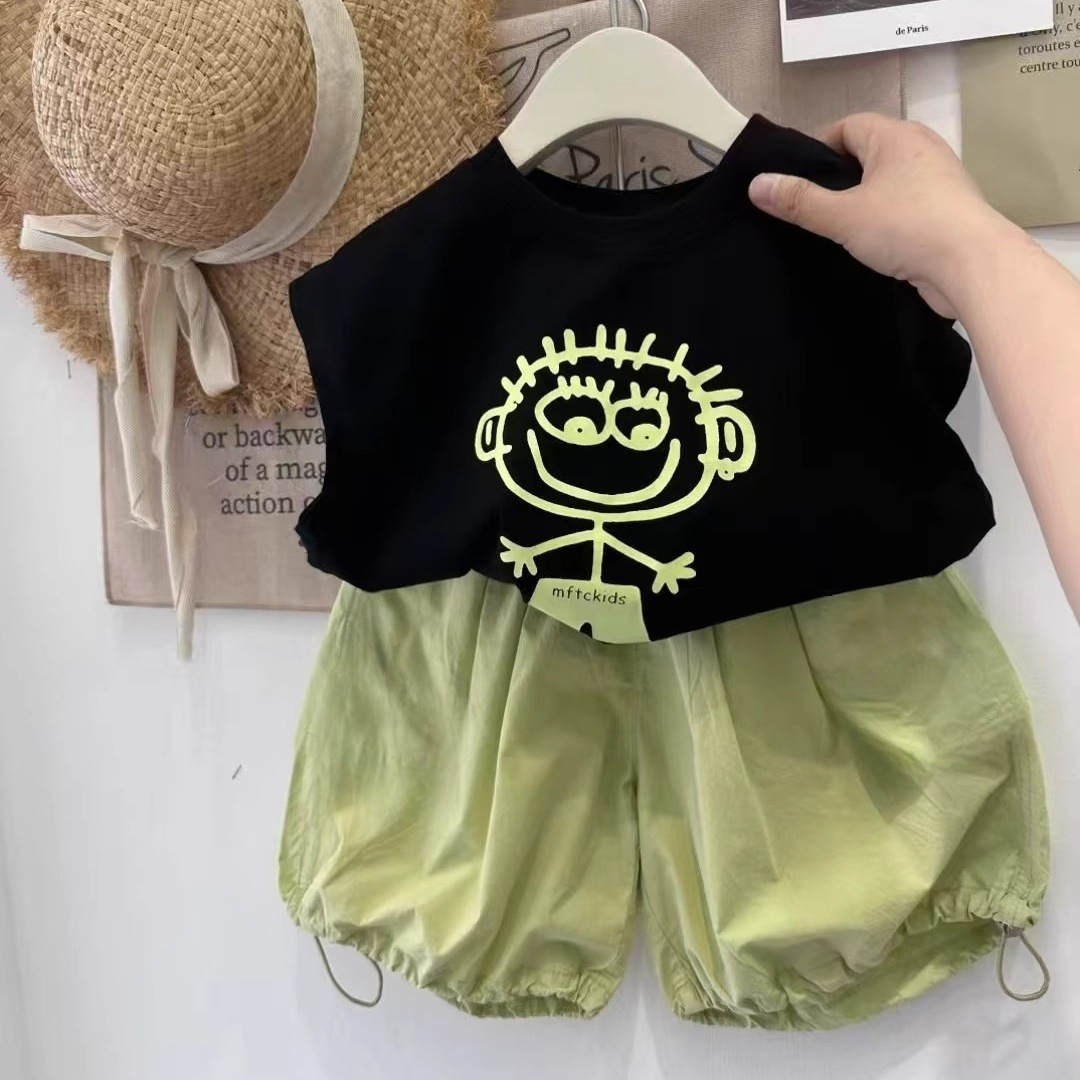 Baby Clothes - Bellbell Summer Kids Boy Outfits Cartoon