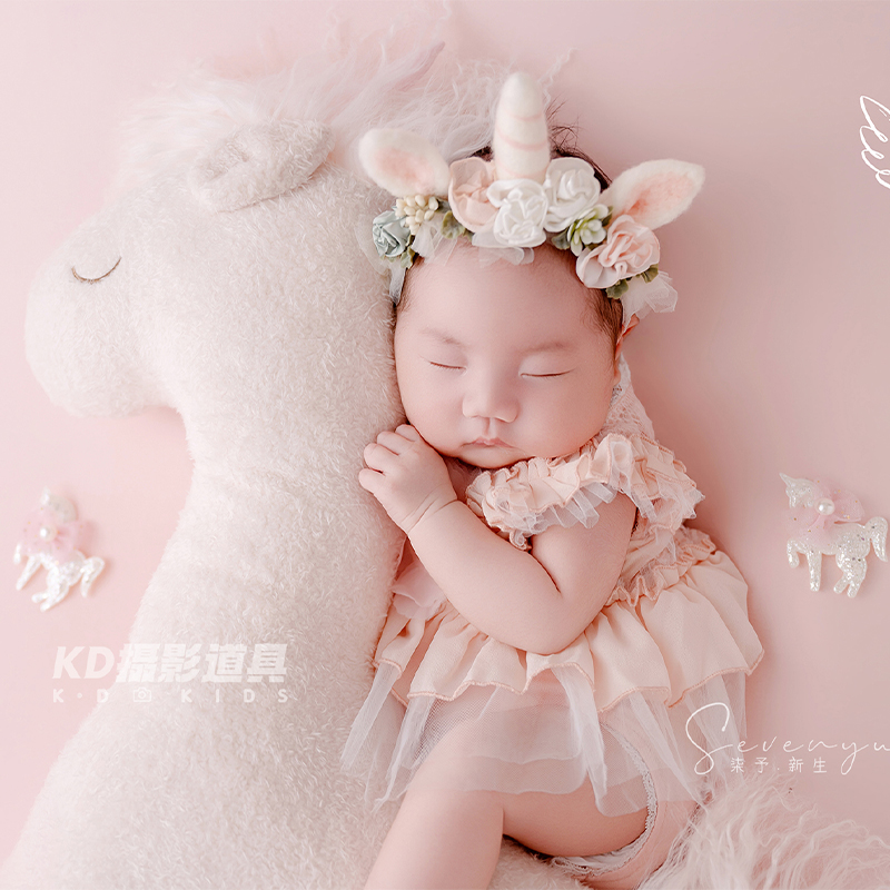 Cute Unicorn Theme Newborn Pho - Infant Photography Props Outfit recension och pris