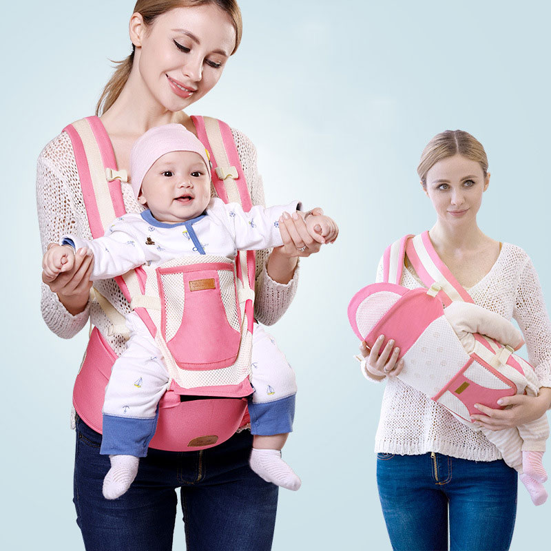 Baby Carrier With Waist Stool  - Ergonomic Baby Carrier Newborn To Toddler recension och pris