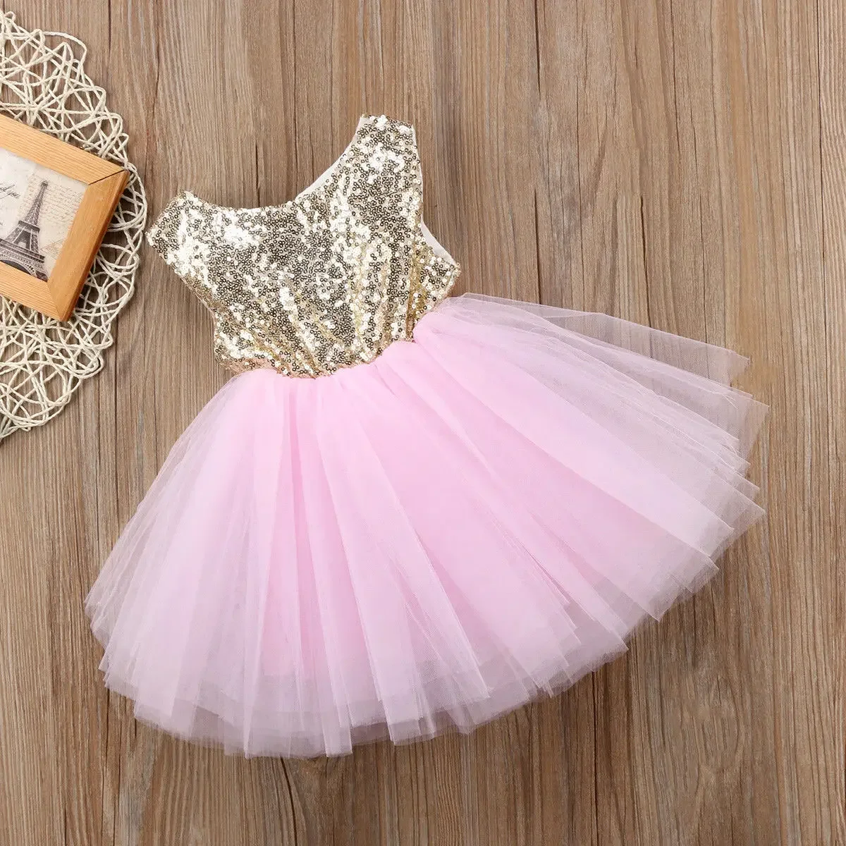 Toddler Girl Birthday Tulle Dr - Toddler Girl Tulle Party Dress recension och pris