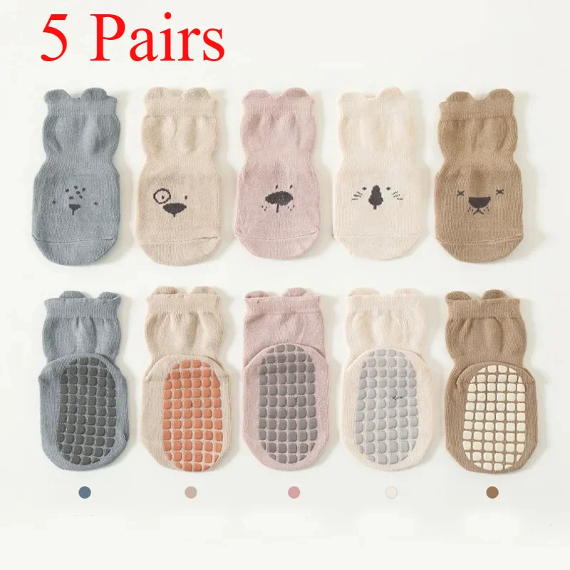 3/5 Pairs Breathable Casual So - Unisex Baby Socks Non Slip recension och pris