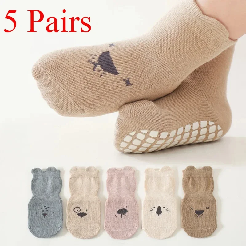 3/5 Pairs Breathable Casual So - Unisex Baby Socks Non Slip recension och pris
