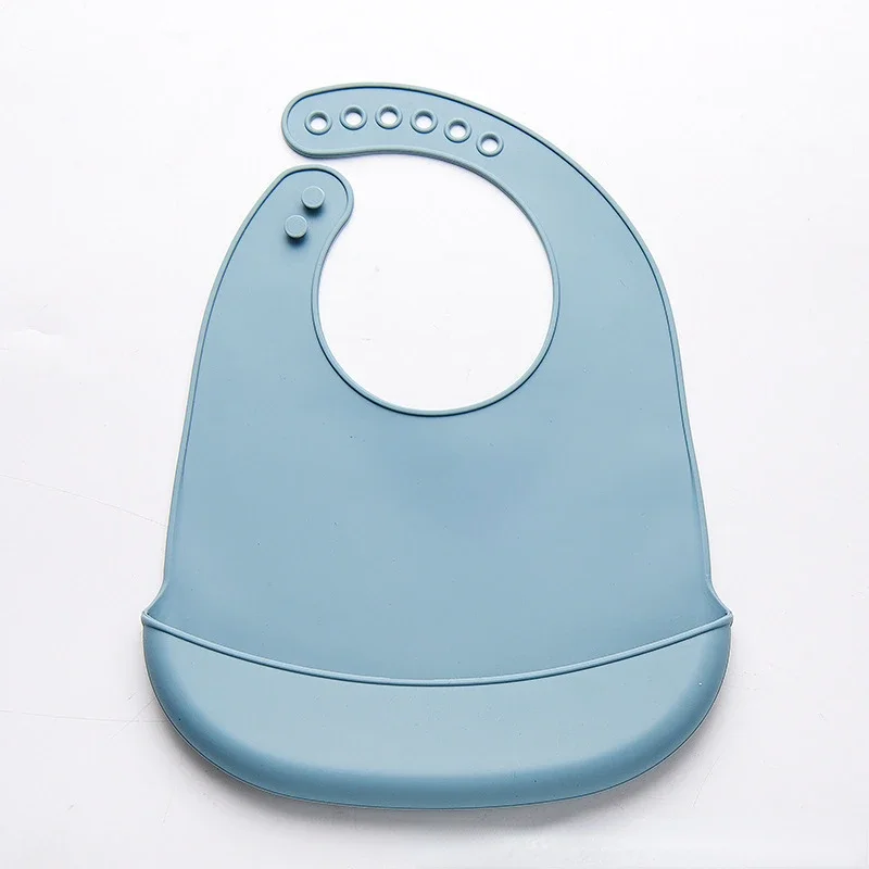 1Pc Solid Color Silicone Baby  - Waterproof Baby Bibs Silicone recension och pris