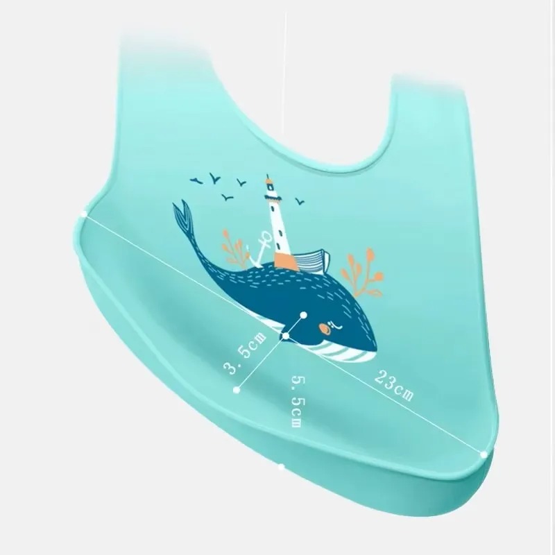 PANGDUBE Baby Bibs Waterproof  - Waterproof Baby Bibs Silicone recension och pris