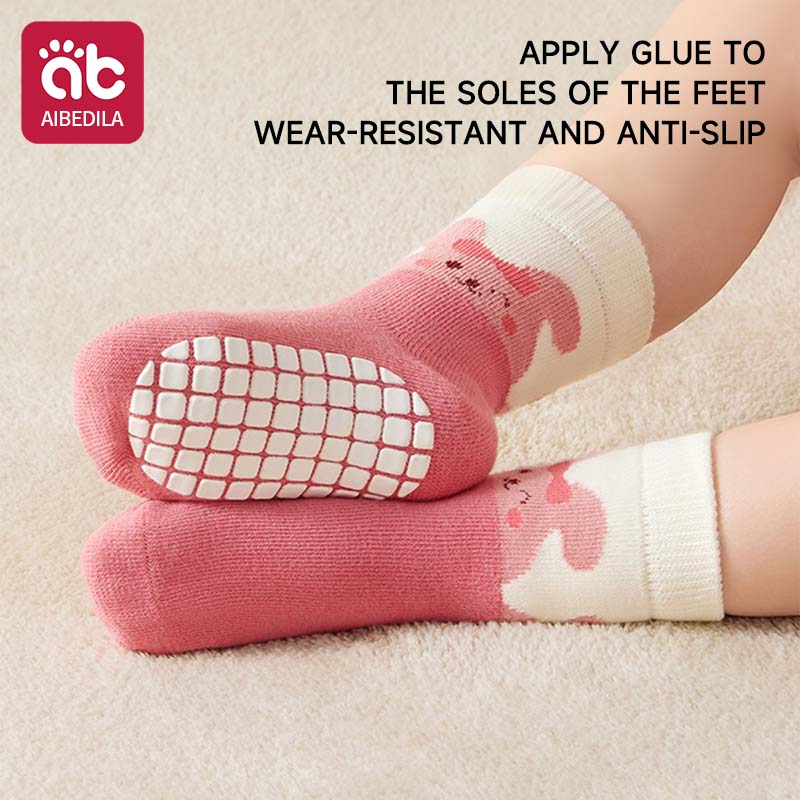 3Pairs Baby Adorable Animals P - Unisex Baby Socks Non Slip recension och pris