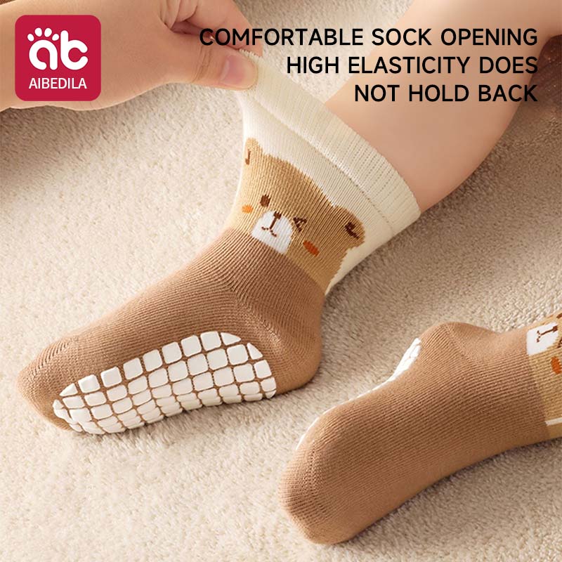 3Pairs Baby Adorable Animals P - Unisex Baby Socks Non Slip recension och pris