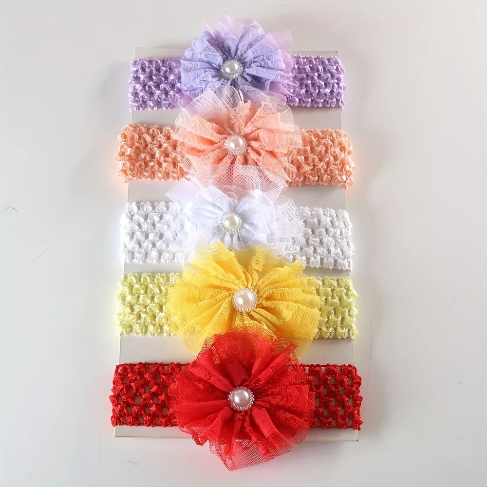 5pcs/10pcs Baby Headband Satin - Baby Gear recension och pris