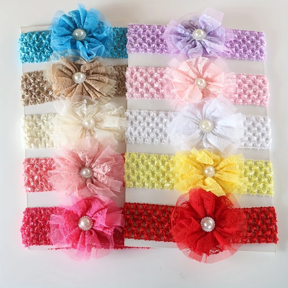 5pcs/10pcs Baby Headband Satin - Baby Gear recension och pris