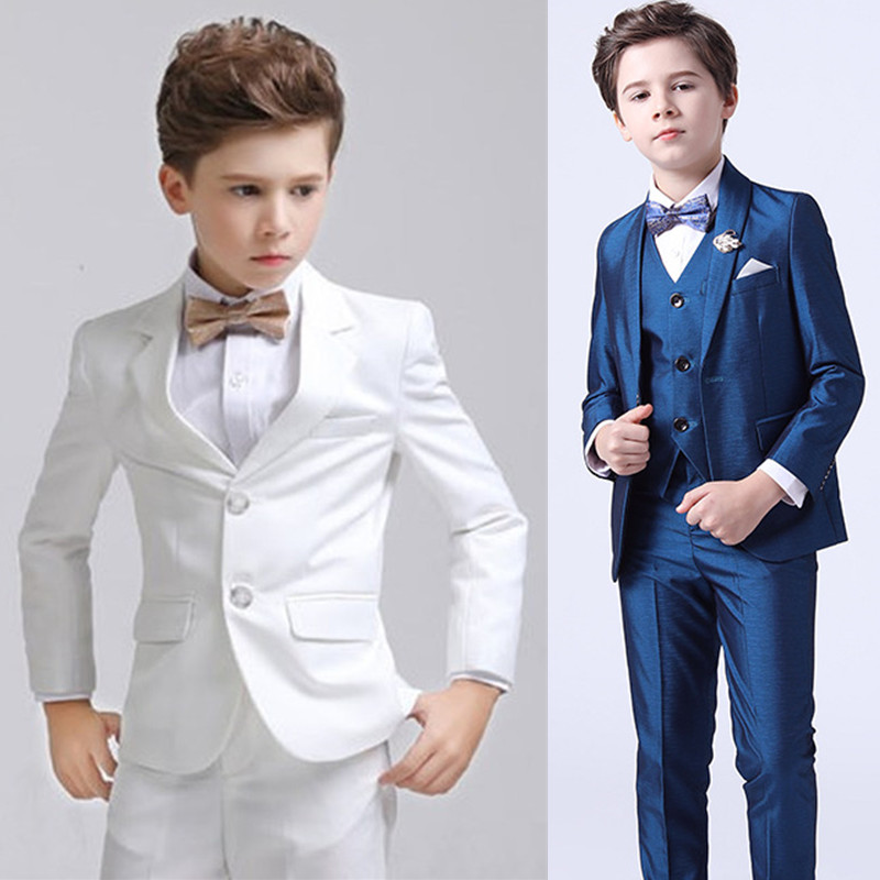 Kids Boys White Blazer Vest Pa - Baby Boy Suit Set Baptism recension och pris
