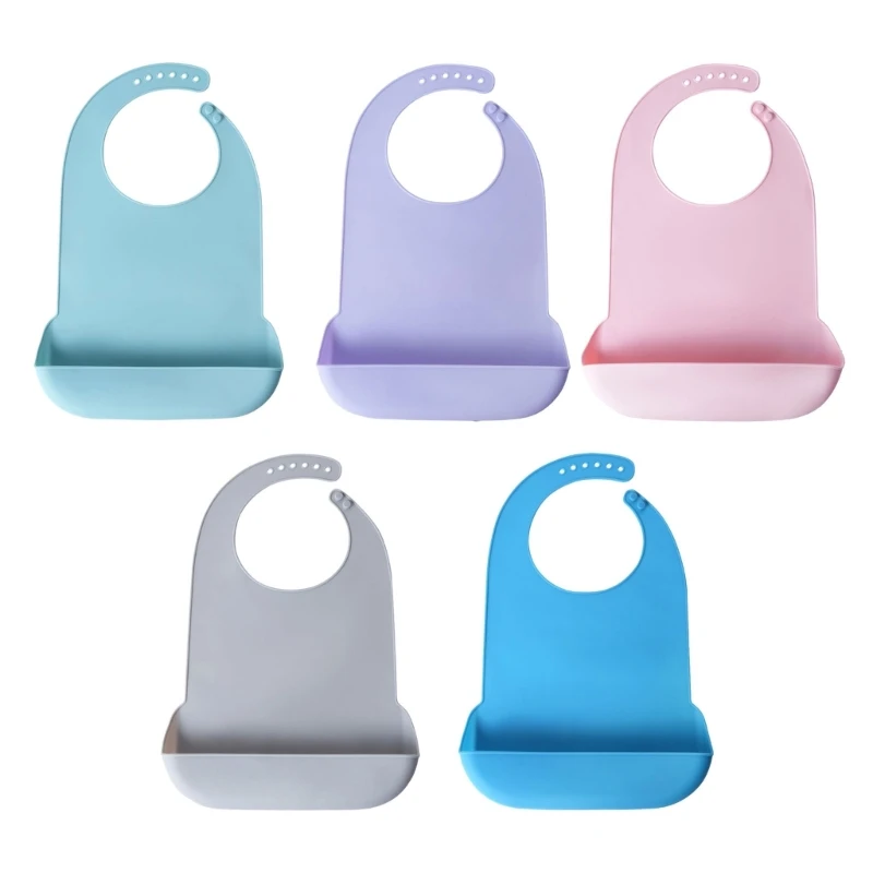 Adults Waterproof Anti-oil Sil - Waterproof Baby Bibs Silicone recension och pris