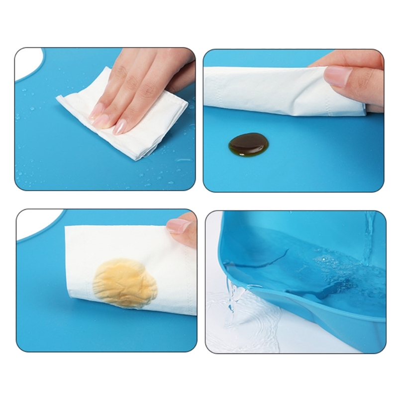 Adults Waterproof Anti-oil Sil - Waterproof Baby Bibs Silicone recension och pris