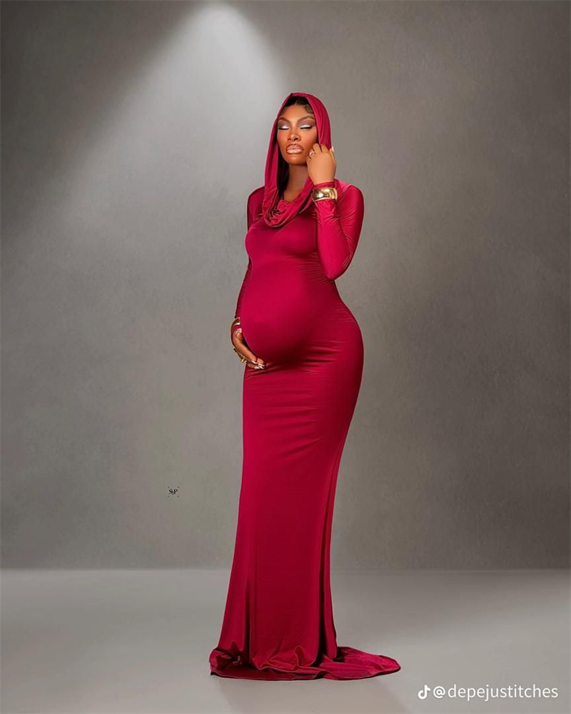 Red Hooded Woman Wedding Sleep - Maternity Wear recension och pris
