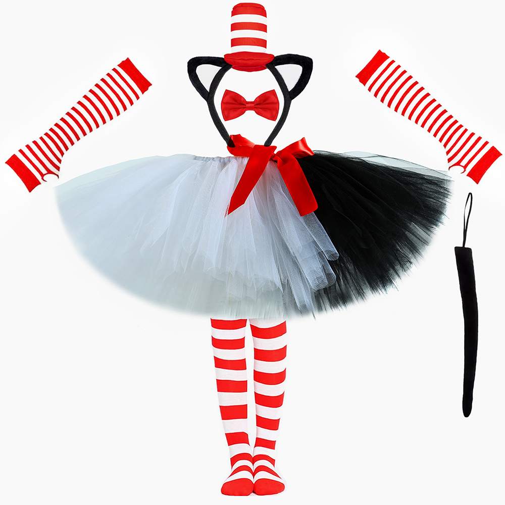 Black & White Girls Tutu Skirt - Toddler Girl Tulle Party Dress recension och pris