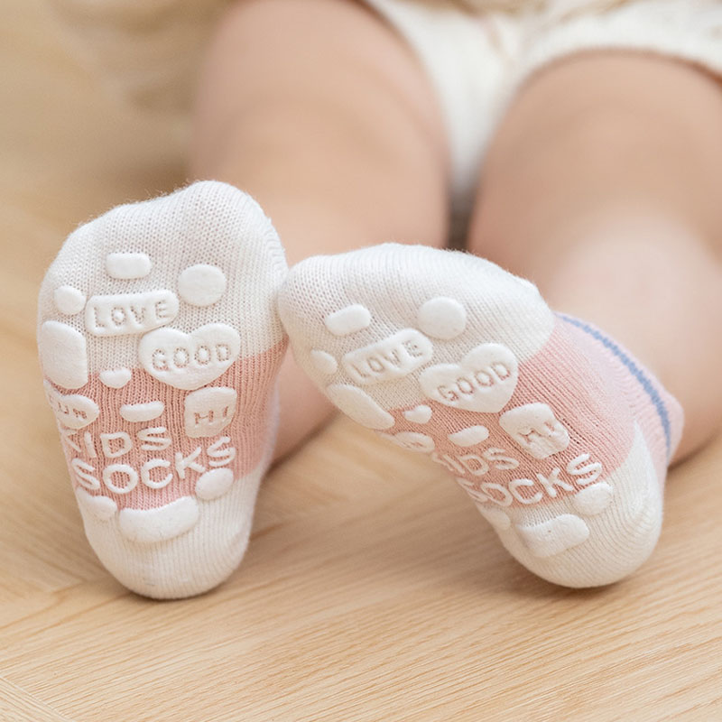 5 Pairs Kids Casual Cute Non-s - Unisex Baby Socks Non Slip recension och pris