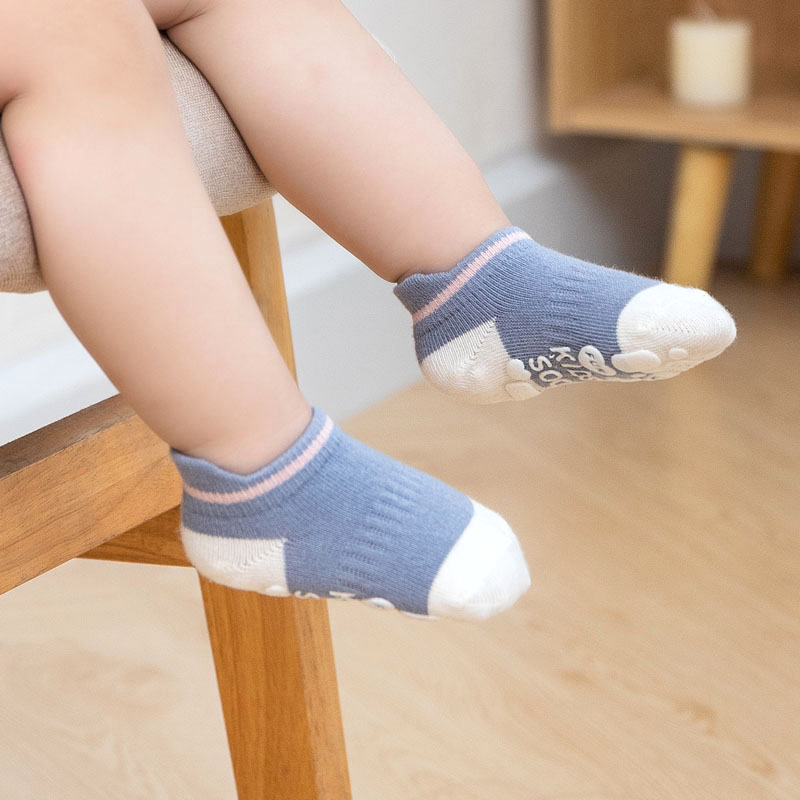 5 Pairs Kids Casual Cute Non-s - Unisex Baby Socks Non Slip recension och pris