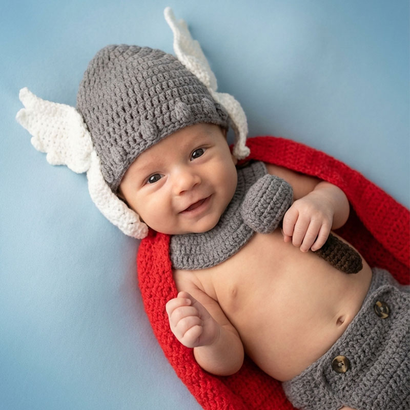 Newborn Photography Props Thor - Infant Photography Props Outfit recension och pris